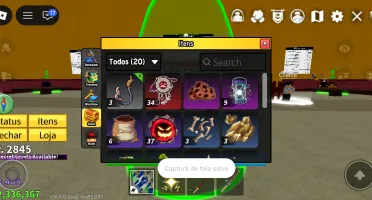🔥 Conta Blox Fruits Lvl 2845 | Yeti + Control + Gas 🔥