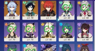 Genshin AR46 - VENTI GANYU DILUC (11k primo + 33 tiros)