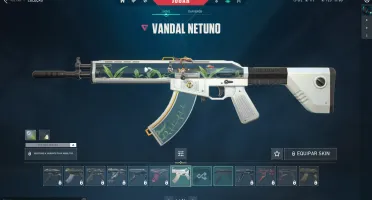 conta valorant com passe e vandal