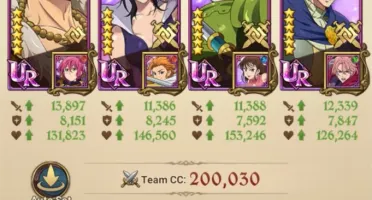 Conta late game the seven deadly sins grand chaos