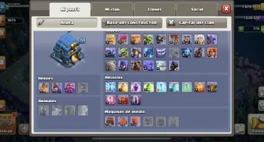 Coc. cv12 barato semi full com +700 gemas para mudar nome.