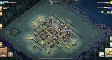 Coc. cv12 barato semi full com +700 gemas para mudar nome.
