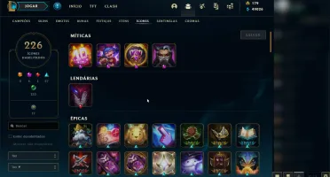 CONTA 337 SKINS + DE 3500R$ - D4 - GASTOS (TODOS CAMPEÕES)