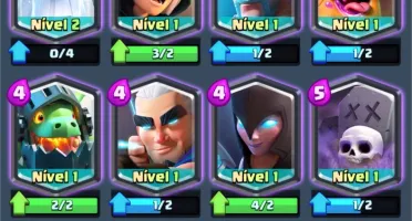 Clash Royale Nv10 barato, todas as cartas.