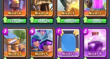 Clash Royale Nv10 barato, todas as cartas.