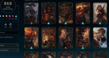 Conta Colecionador Skins 867+71K de RP+AHRI GACHA DE 64K RP