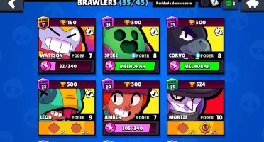 Conta de Brawl Stars antiga