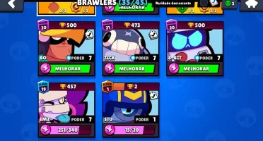 Conta de Brawl Stars antiga