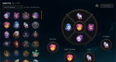 Conta league of legends plat 4 326 skins