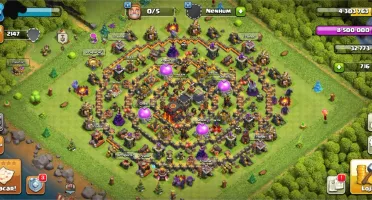 Conta clash of clans cv10 semi full