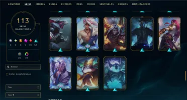 Prata 3 com 140 Champs e 113 Skins ( JG / MID / TOP )
