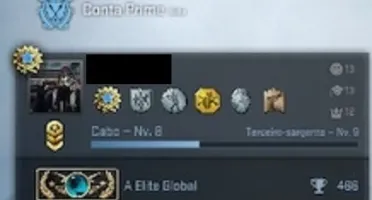 CS GO CONTA GLOBAL COM PRIME