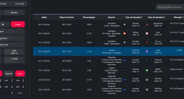 Código fonte aplicativo de arbitragem esportiva (python)