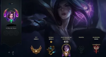 Conta no lol, 413 skins, ultimates lendarias e miticas