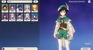 GENSHIN IMPACT / AR 7 + VENTI + ESPADA A FLAUTA