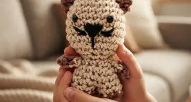 Mini Gato Amigurumi
