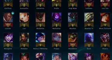 Conta Lol Unranked 70 campeões 25 skins