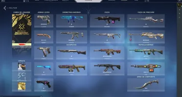 CONTA VALORANT DIAMANTE VARIAS SKINS