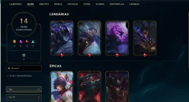 CONTA COM TODOS CONTEUDOS DO MUNDIAL + SKIN LENDÁRIAS