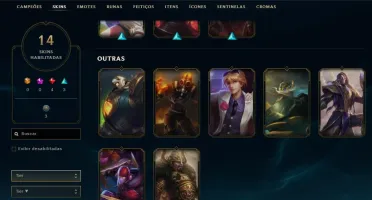 CONTA COM TODOS CONTEUDOS DO MUNDIAL + SKIN LENDÁRIAS