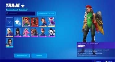 Conta Fornite skin lenda dos jogos