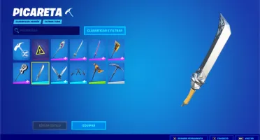 Conta Fornite skin lenda dos jogos