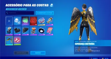 Conta Fornite skin lenda dos jogos