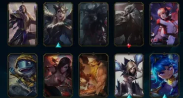 conta lol 28 skins 5 báus pra abrir gold 4 md10 1/3