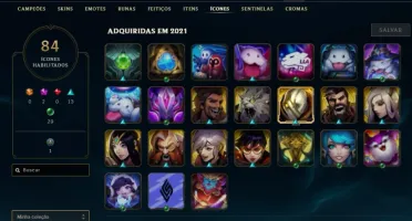 conta lol 28 skins 5 báus pra abrir gold 4 md10 1/3