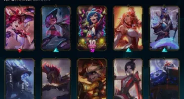 conta lol 28 skins 5 báus pra abrir gold 4 md10 1/3