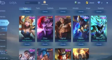 Conta mobile legends Brabaa