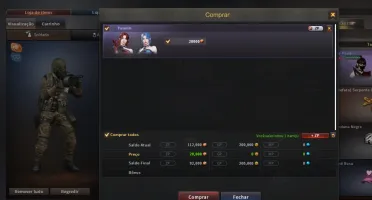 Vendo Conta De Crossfire Lvl 1 Com 112K De Zp