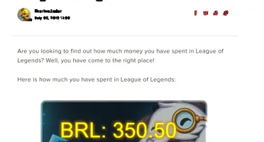Conta League of Legends - 108 Skins