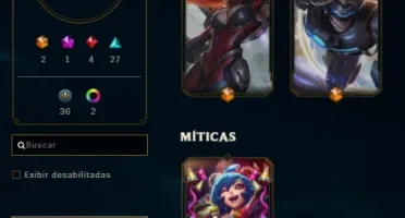 Conta League of Legends - 108 Skins