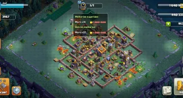 CLASH OF CLANS, CV 14 muros full - para vender logo