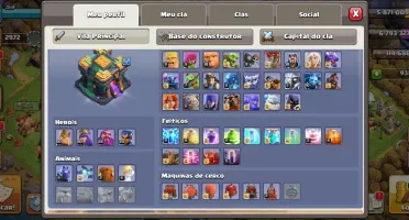 CLASH OF CLANS, CV 14 muros full - para vender logo