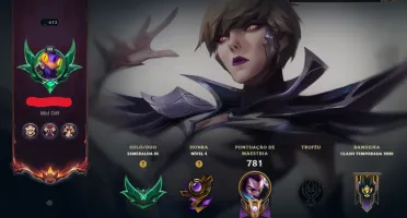Conta League of Legends e Valorant
