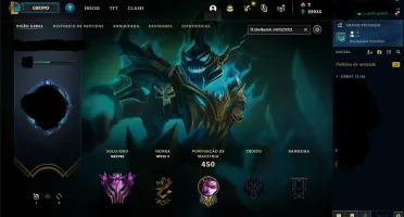 CONTA MESTRE + (SEASON 11) RAKING 600+ / 2 SKINS DE GEMA