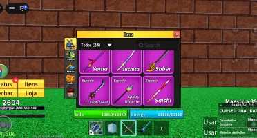 🔥 Conta Blox Fruits Lvl 2600 Max + God Human + Cdk + Shark