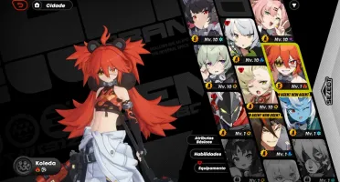 Zenless Zone Zero. Ellen+Koleda conta lv8.