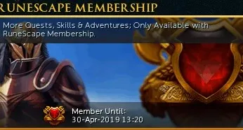 Conta de Runescape 3