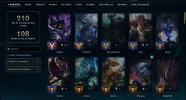 Bronze 1 com 90 Champs e 34 Skins ( Mais de 100 Jogos )