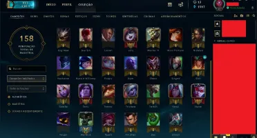 Conta LOL / OURO I / 75 PDL