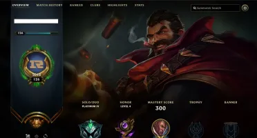 Conta Platina 4, 108 skins, 109 Campeoes, desde 2014