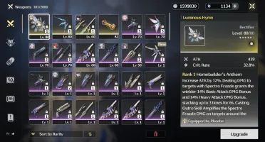 Wuthering Waves - Lupa + Zani + Phoebe com sua arma e ++++++