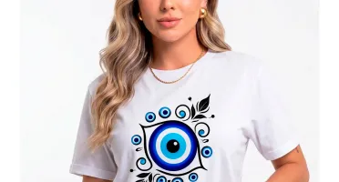 Camiseta Feminina Estampa Digital Variadas Malha Poliéster