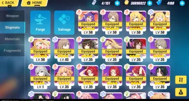 Honkai Impact Lv 71 Palatinus Equinox,Asuka,Hos