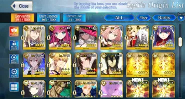 [NA] Fate Go Account 26 Ssr!!