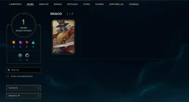 CONTA LEAGUE OF LEGENDS LV30 UNRANKED