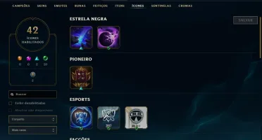 CONTA LEAGUE OF LEGENDS LV30 UNRANKED